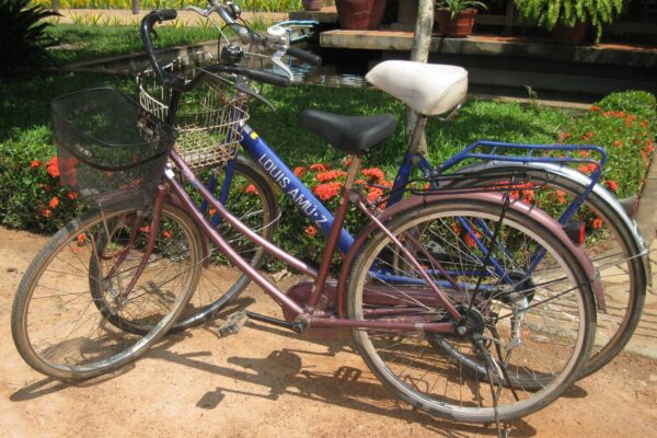 Biking in Siem Reap, Cambodia