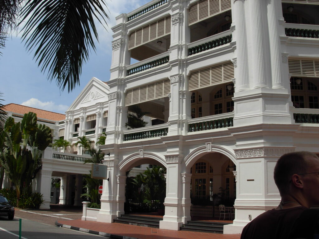 Raffles Hotel in Singapore 