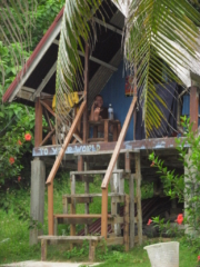 Our chalet on Perhentian Island, Malaysia