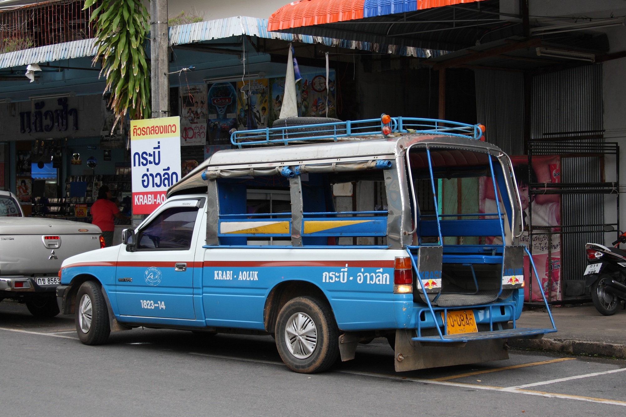 Songthaew in Krabi, Thailand 