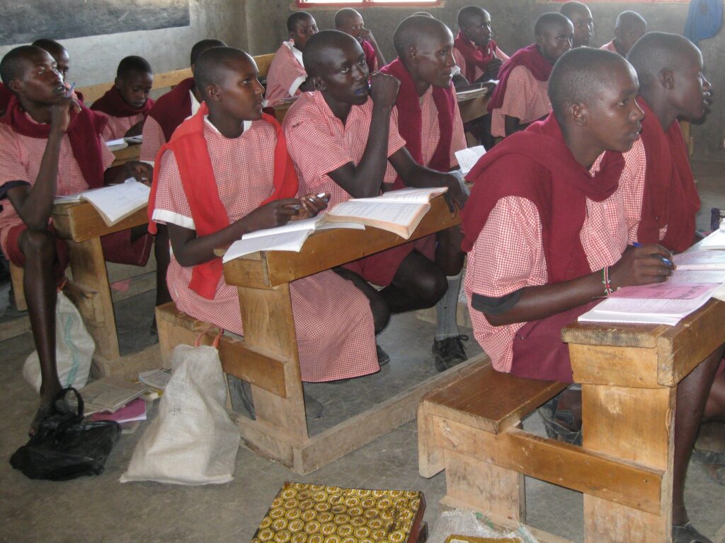 Students at Narusan School, Kenya