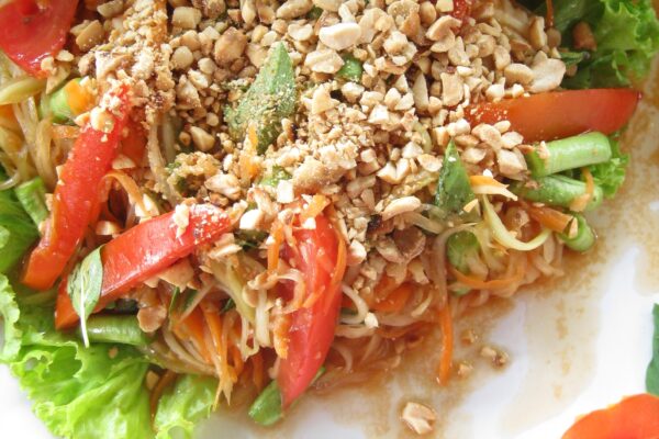 Pomelo Salad with Dried Shrimp Nyom Kroch Thlong